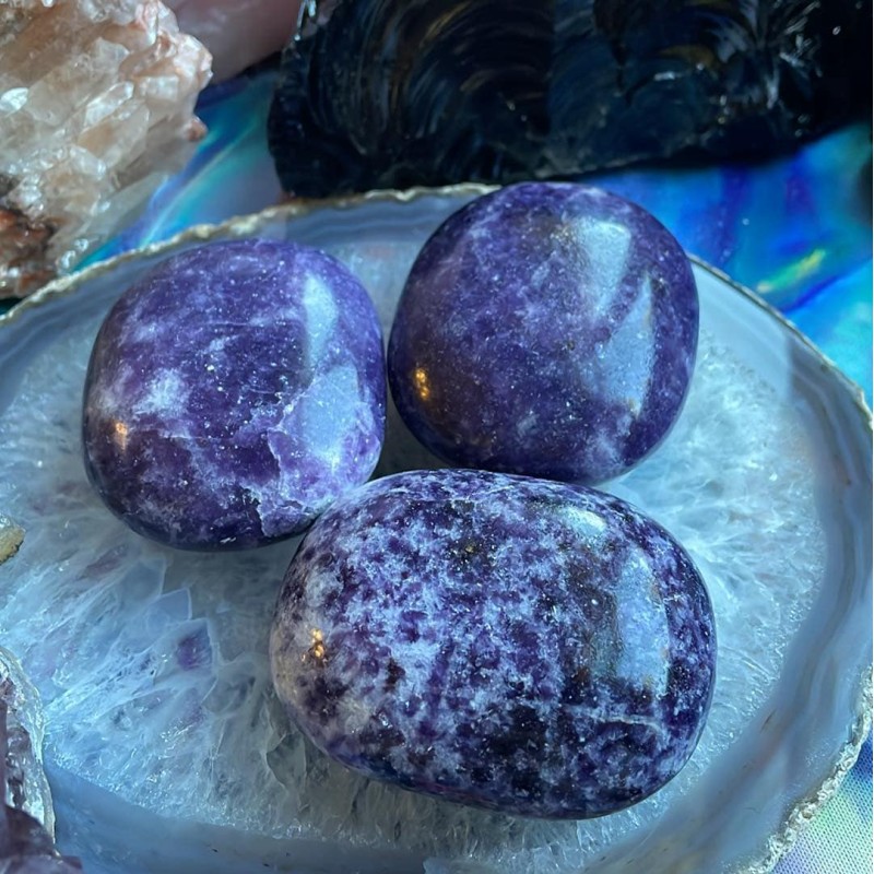 Lépidolite Palm Pierre Lépidolite Palm Pierre