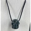 Skull Pendant, Moss Agate Skull Pendant, Moss Agate