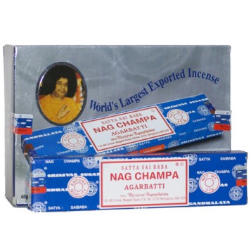 Bâtonnets d’encens Nag Champa, 40 grammes Bâtonnets d’encens Nag Champa, 40 grammes
