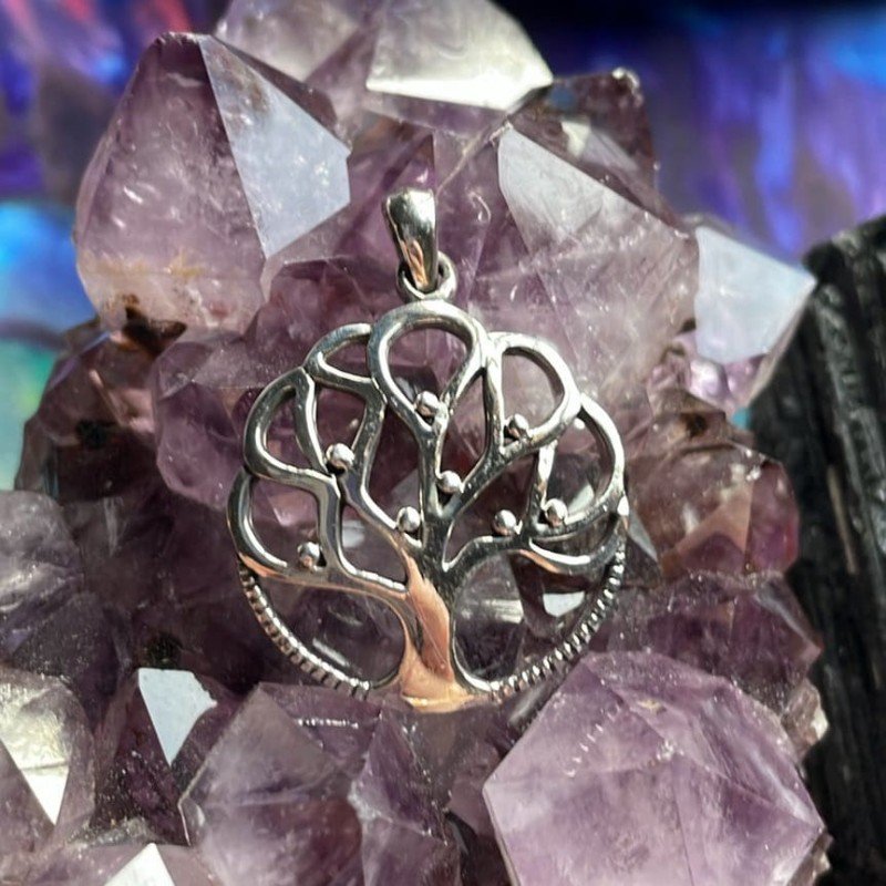 Pendentif arbre de vie avec fruits, Sterling Pendentif arbre de vie avec fruits, Sterling