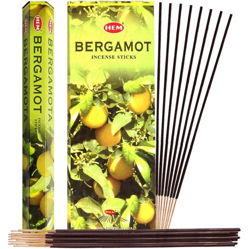 Bâtonnets d’encens à la bergamote, 20 gr Bâtonnets d’encens à la bergamote, 20 gr
