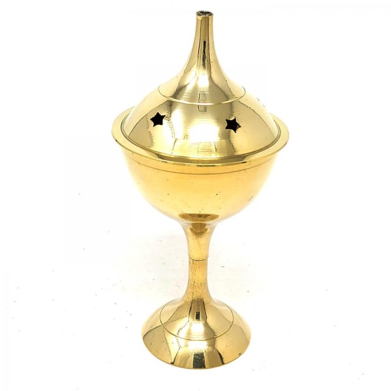Standing Brass Incense Burner Standing Brass Incense Burner