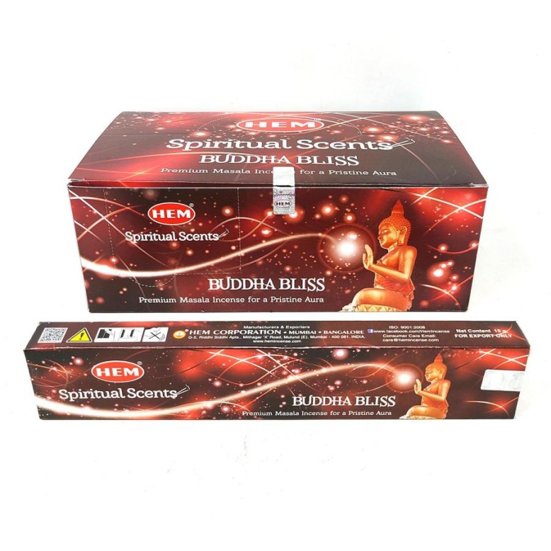 Bâtonnets d’encens Buddha Bliss, 15 gr Bâtonnets d’encens Buddha Bliss, 15 gr