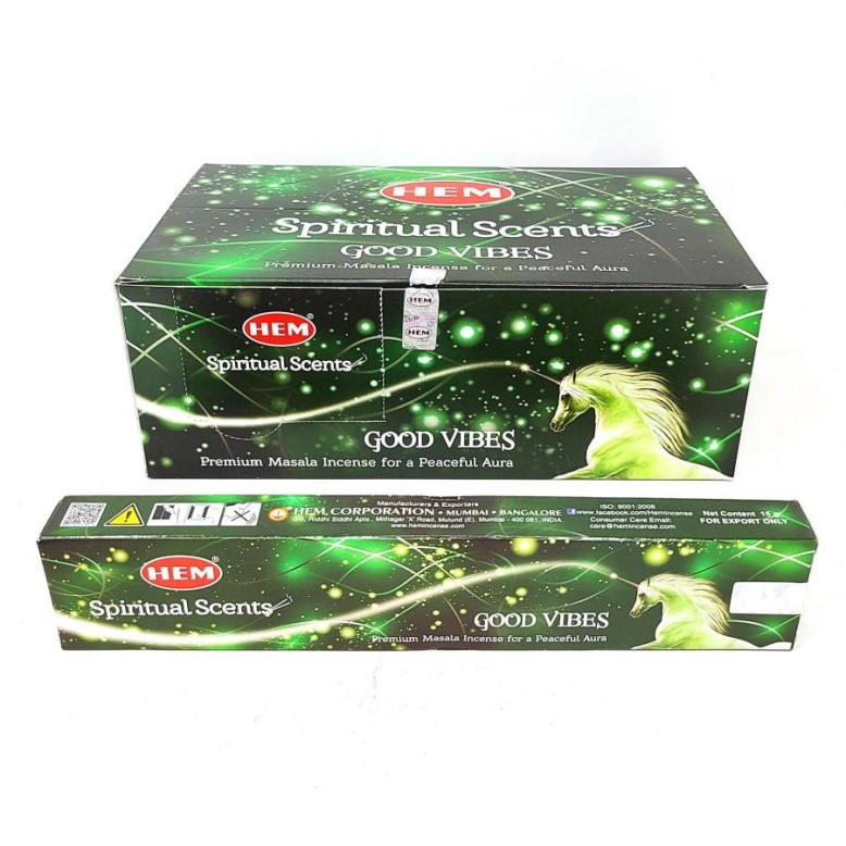 Bâtonnets d’encens Good Vibes, 15 gr Bâtonnets d’encens Good Vibes, 15 gr