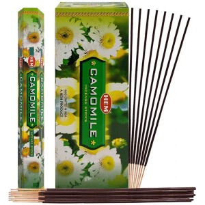 B&acirc;tonnets d&rsquo;encens &agrave; la camomille, 20 gr