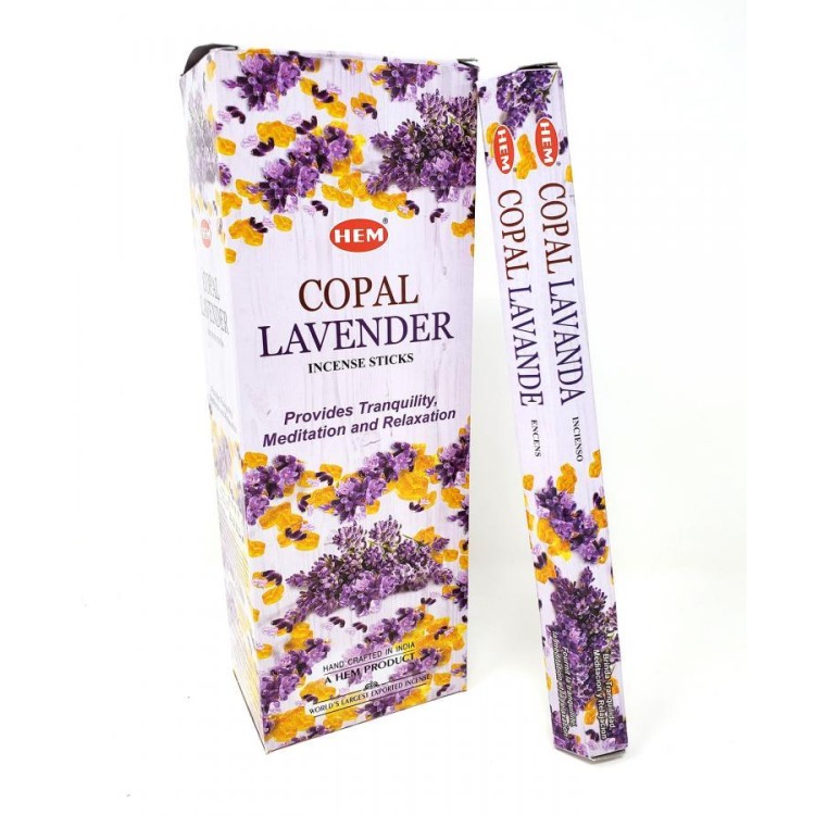 Bâtonnets d’encens Copal & Lavande, 20 gr