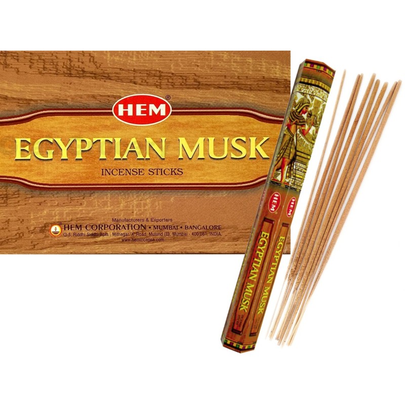 Bâtonnets d’encens musc égyptien, 8g Bâtonnets d’encens musc égyptien, 8g
