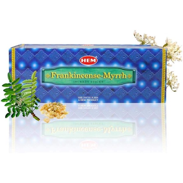 Bâtonnets d’encens et de myrrhe, ourlet, 20 gr Bâtonnets d’encens et de myrrhe, ourlet, 20 gr