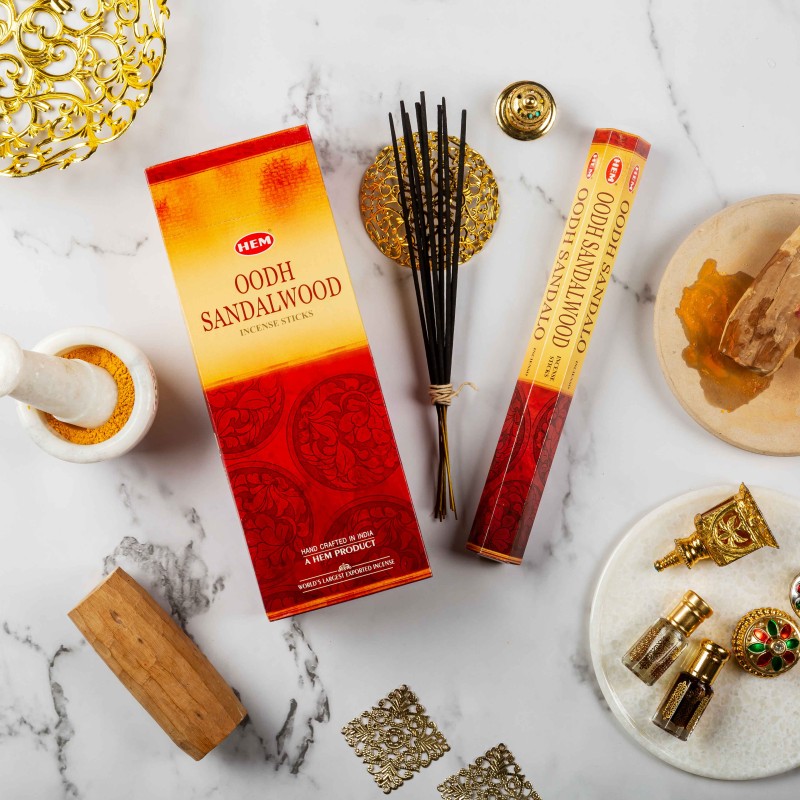 Oodh Sandalwood Incense Sticks, 20 gr Oodh Sandalwood Incense Sticks, 20 gr