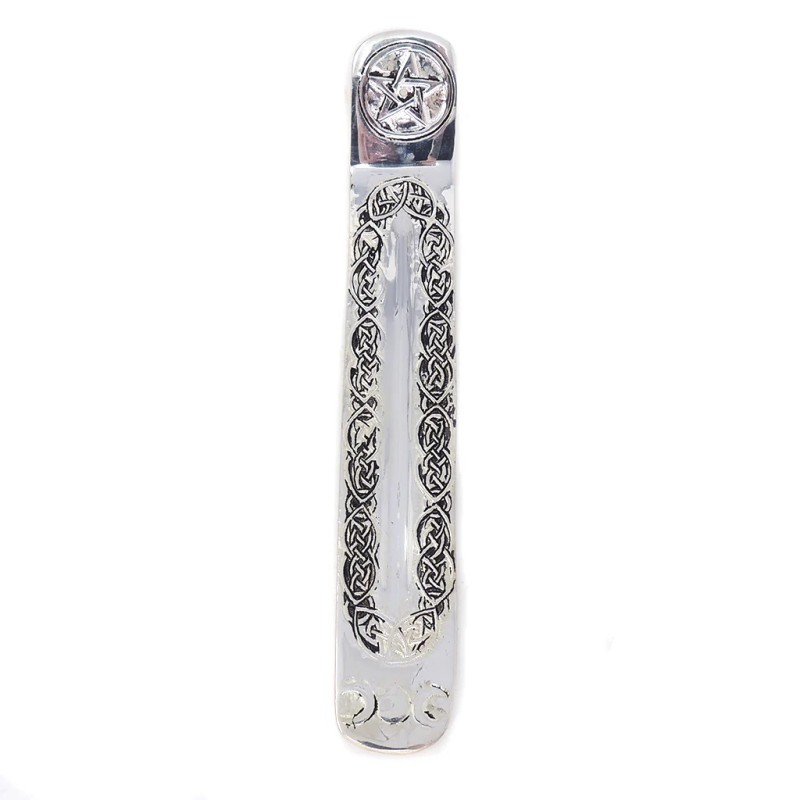 Porte-encens Triple Lune & Pentacle Porte-encens Triple Lune & Pentacle
