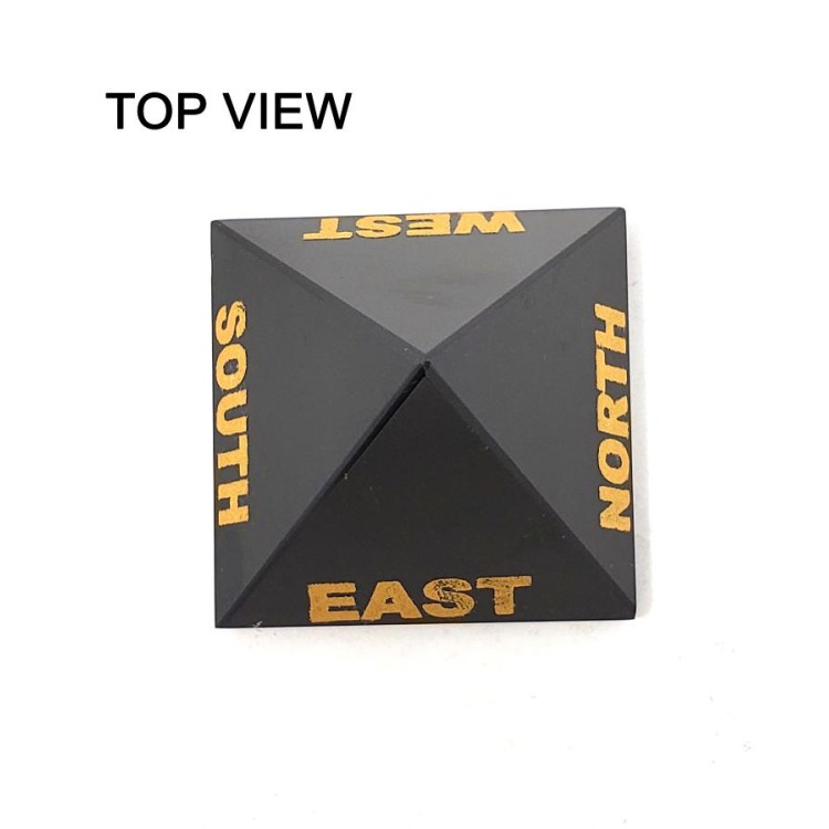 Black Agate Directional Pyramid Black Agate Directional Pyramid