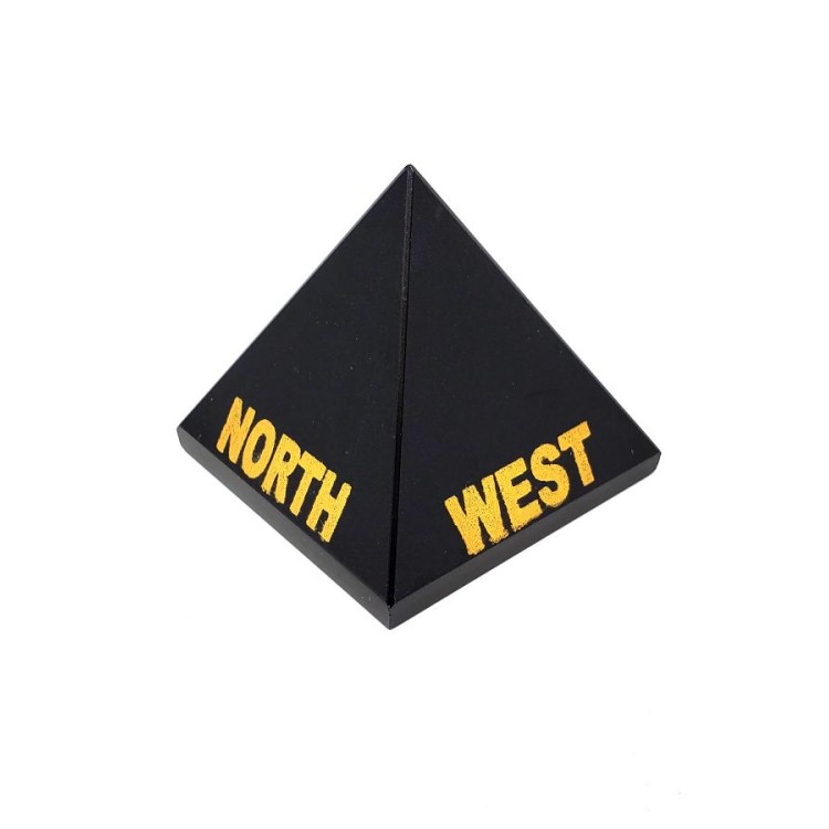 Black Agate Directional Pyramid Black Agate Directional Pyramid