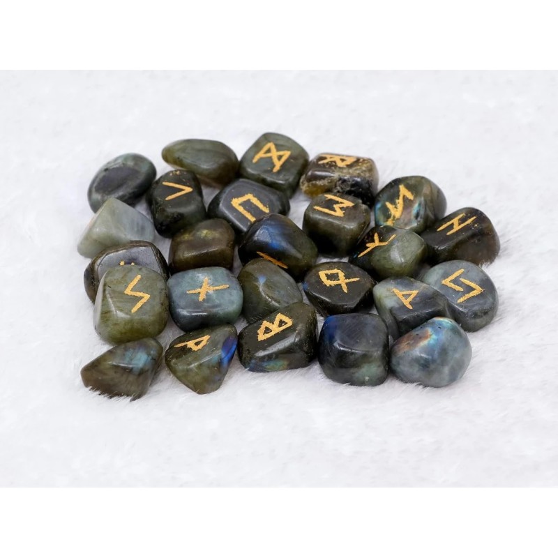 Ensemble de rune de Labradorite Ensemble de rune de Labradorite