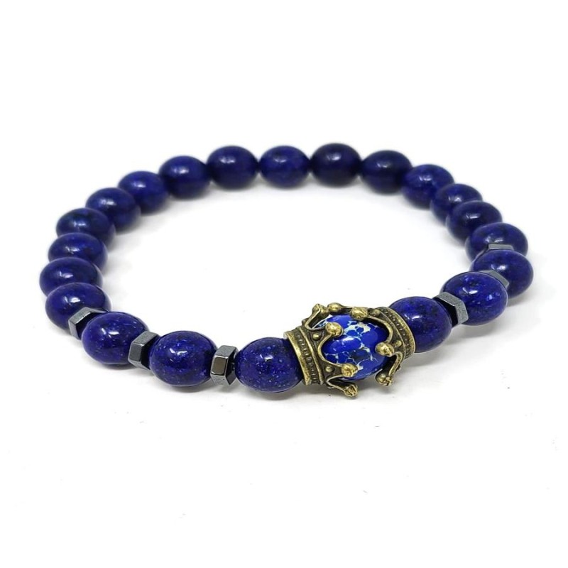Bracelet Couronne Lapis Lazuli Bracelet Couronne Lapis Lazuli