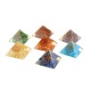 Ensemble de coffrets pyramide en cristal d’orgone Ensemble de coffrets pyramide en cristal d’orgone