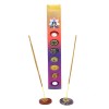 Ensemble de porte-encens en pierre de chakra Ensemble de porte-encens en pierre de chakra