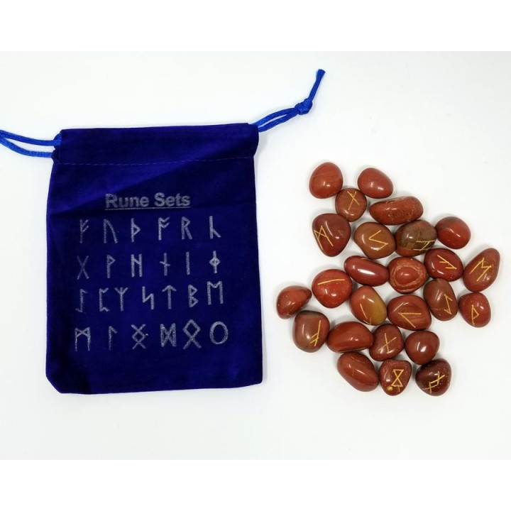 Runes de jaspe rouge Runes de jaspe rouge