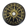 Black Agate & Quartz Sun Tile Black Agate & Quartz Sun Tile