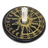 Black Agate & Quartz Sun Tile Black Agate & Quartz Sun Tile