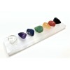 Selenite Chakra Healing Set, Boxed Selenite Chakra Healing Set, Boxed