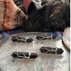 Black Agate Wrap Tree Pendant