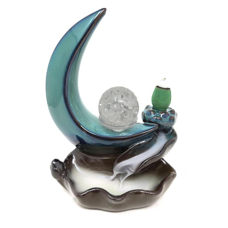 Backflow Incense Burner: Mystical Moon