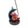 Backflow Incense Burner: Mushroom Moon, LED