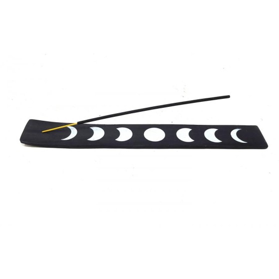 Porte-encens en bois, phases de lune Porte-encens en bois, phases de lune
