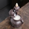 Backflow Incense Burner: Triple Pentacle Cauldron