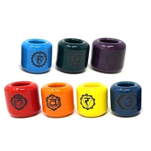 Chakra Chime Candle Holder Set Chakra Chime Candle Holder Set