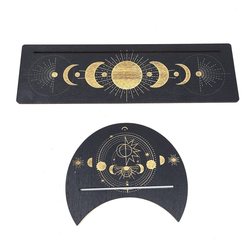 Tarot & Oracle Card Holder 2 Pc Set - Moon Phase Tarot & Oracle Card Holder 2 Pc Set - Moon Phase