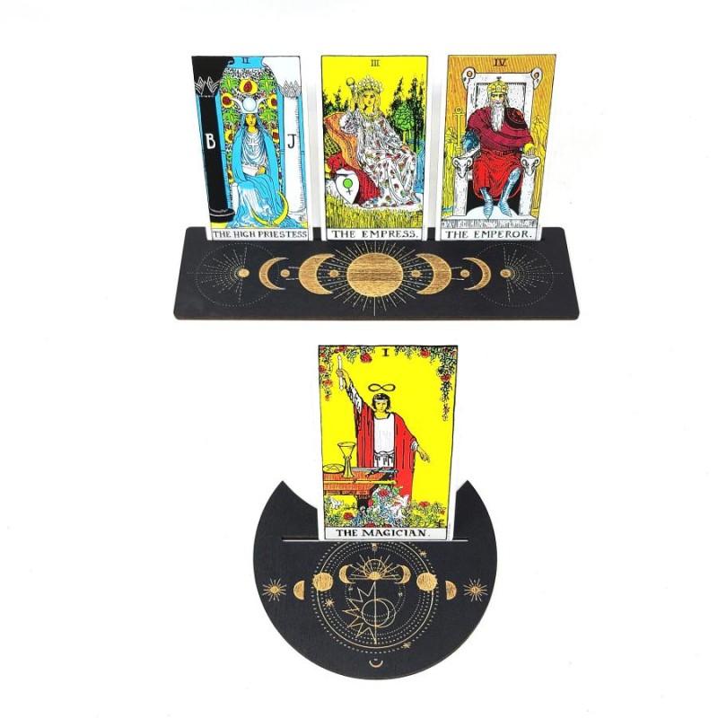 Tarot & Oracle Card Holder 2 Pc Set - Moon Phase Tarot & Oracle Card Holder 2 Pc Set - Moon Phase