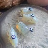 Evil Eye Crystal Pendant, Opalite