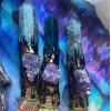 Genêt Besom : Apatite et améthyste Genêt Besom : Apatite et améthyste