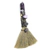 Balai Besom : cristaux d’améthyste Balai Besom : cristaux d’améthyste