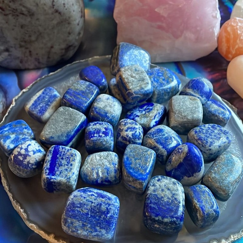 Lapis Lazuli, culbuté Lapis Lazuli, culbuté