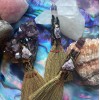 Besom Broom: Fluorite & Amethyst