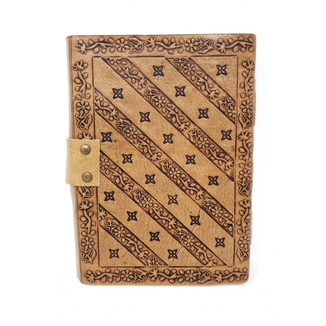 Journal en cuir de balai Pentacle Journal en cuir de balai Pentacle