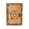 Journal en cuir de balai Pentacle Journal en cuir de balai Pentacle