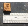 Ensemble de runes de chêne celtique Ensemble de runes de chêne celtique