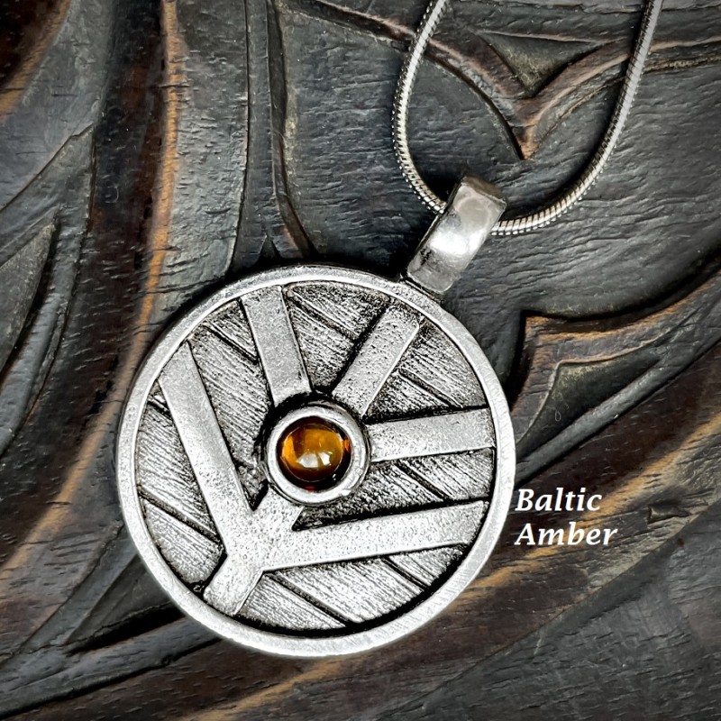 Pendentif bouclier viking Pendentif bouclier viking