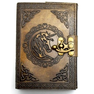 Journal en cuir de licorne mystique Journal en cuir de licorne mystique
