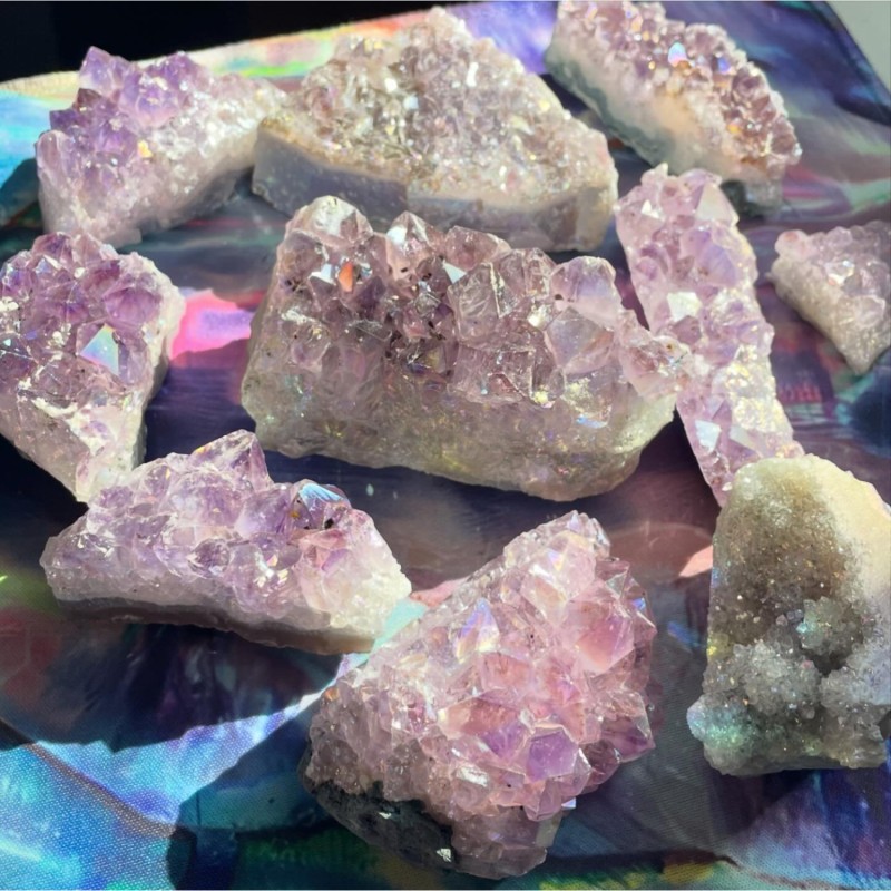 Ange Aura Amethyste Cluster Ange Aura Amethyste Cluster