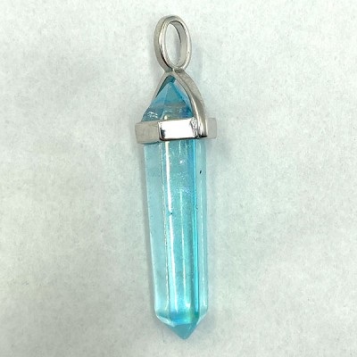 Pendentif Aura Bleu Aqua Pendentif Aura Bleu Aqua