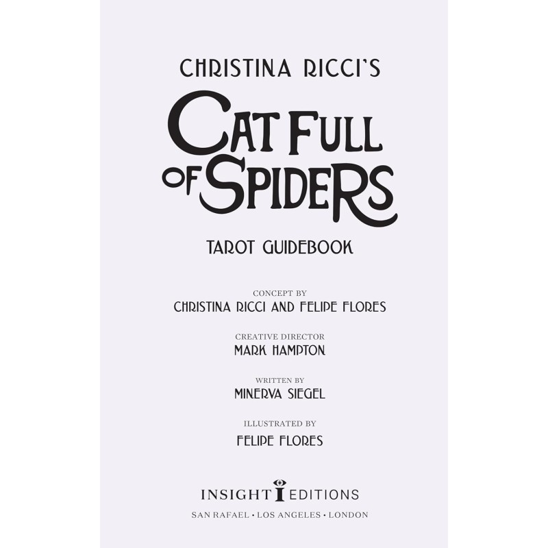 Christina Ricci's Cat Full of Spiders Tarot Deck Christina Ricci's Cat Full of Spiders Tarot Deck