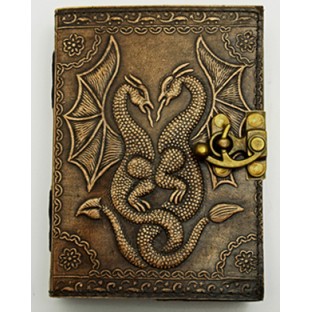 Double Dragon en cuir Journal Double Dragon en cuir Journal