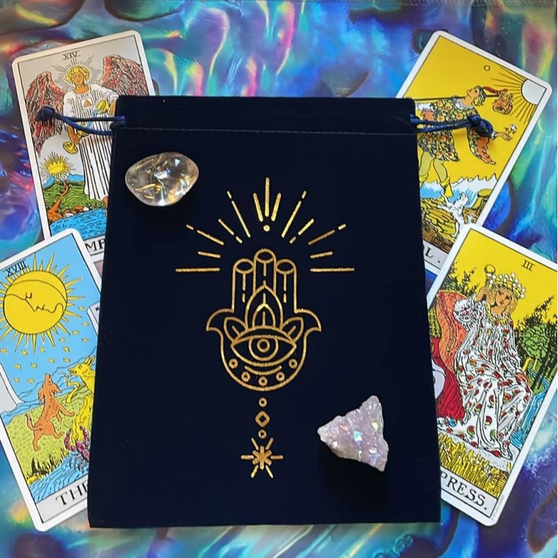 Sac de tarot : main Hamsa Sac de tarot : main Hamsa