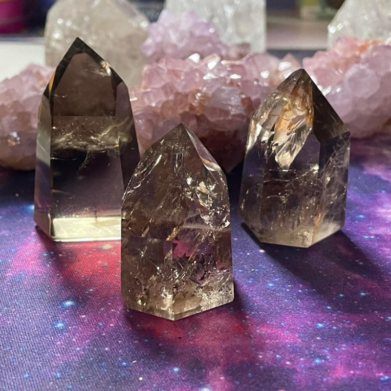 Smoky Quartz Crystal Point