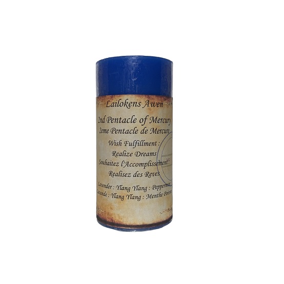 Spell Candle: 2nd Pentacle Mercury - Wishes & Dreams Spell Candle: 2nd Pentacle Mercury - Wishes & Dreams