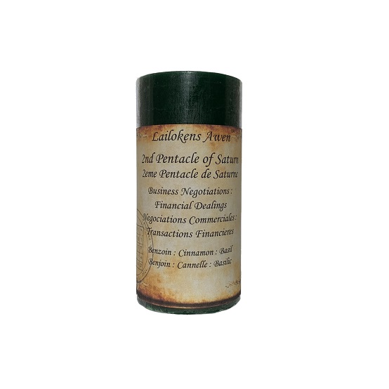 Spell Candle: 2nd Pentacle Saturn - Financial Success